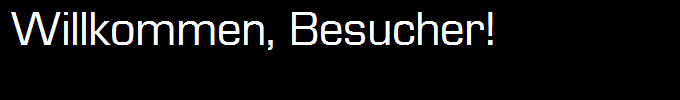 Willkommen, Besucher!